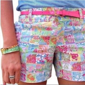 Lilly Pulitzer State Of Mind Callahan Bermuda Shorts Size 4 MSRP $78